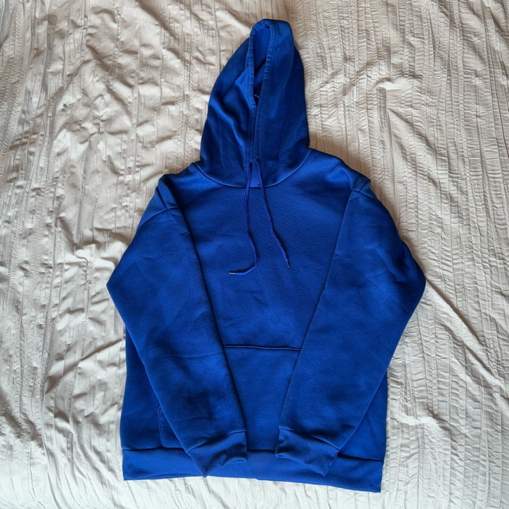 Royal Blue Hooded Sweatshirt